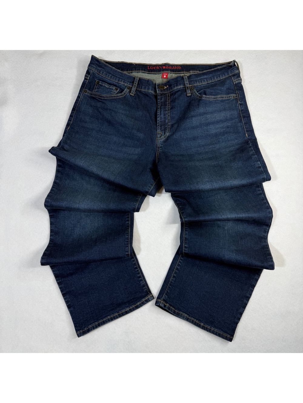 Lucky Brand Dark Wash Straight Leg Jeans — Women's